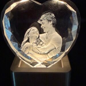 Personalized Crystal Heart
