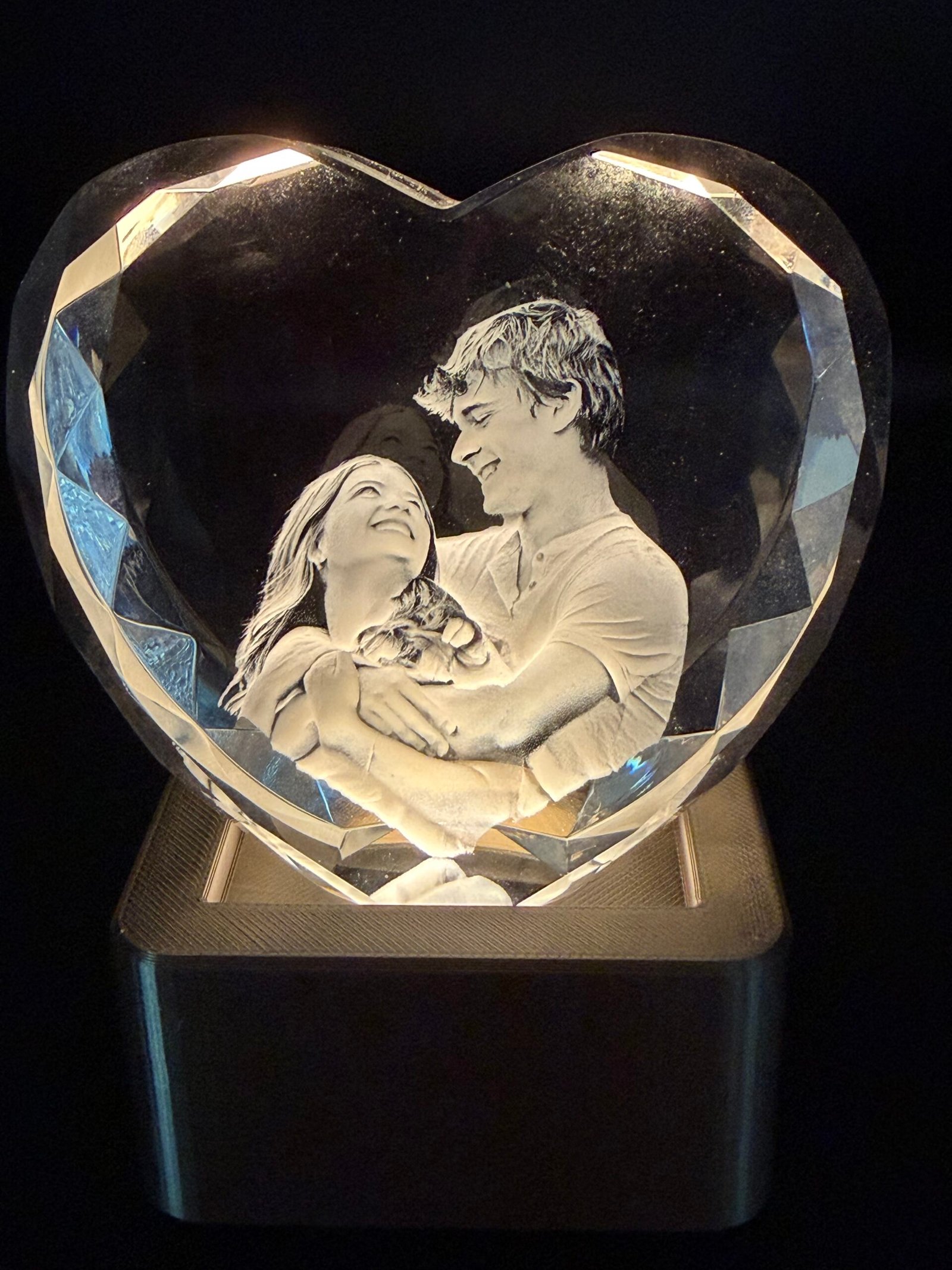 Personalized Crystal Heart