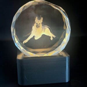 Personalized Crystal - Puck shaped