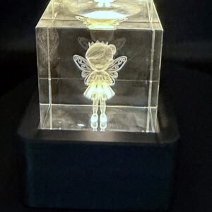Crystal Tooth Fairy with free light base